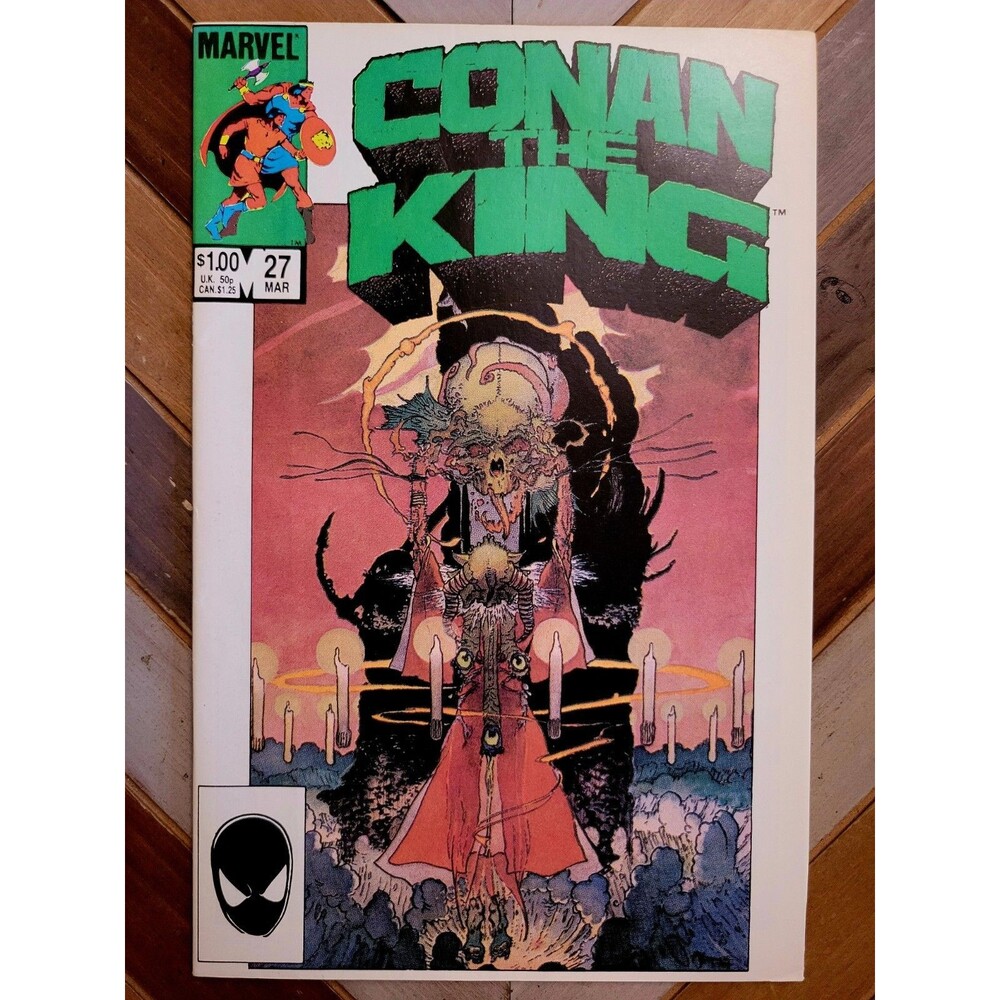 Conan The King #27 (1985) Death in Stygia! Kaluta Cover & Silvestri Art (6.0)